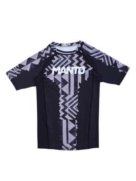 MANTO fragments RASHGUARD - BLACk/grey